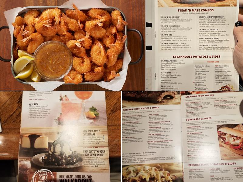 Outback Steakhouse Menu