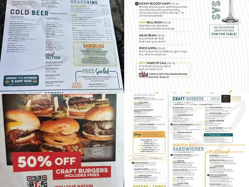 Bar Louie - One Loudoun Menu