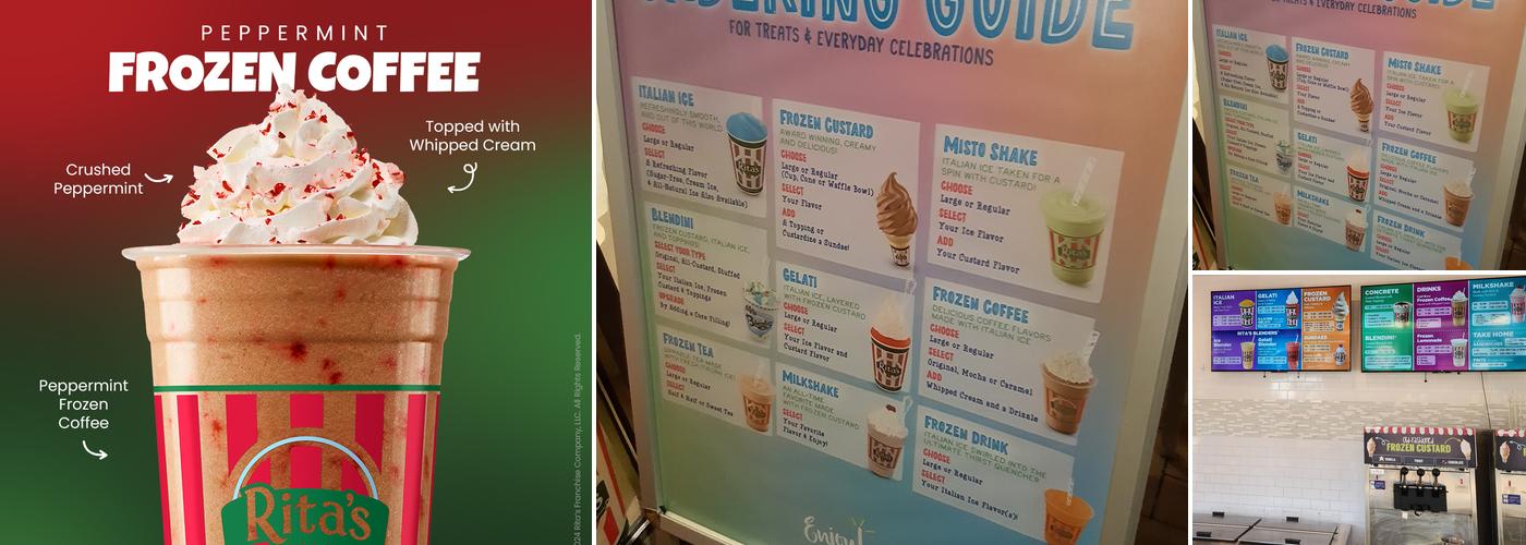 Rita's Italian Ice & Frozen Custard Menu