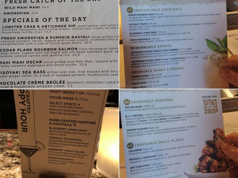 Bonefish Grill Menu