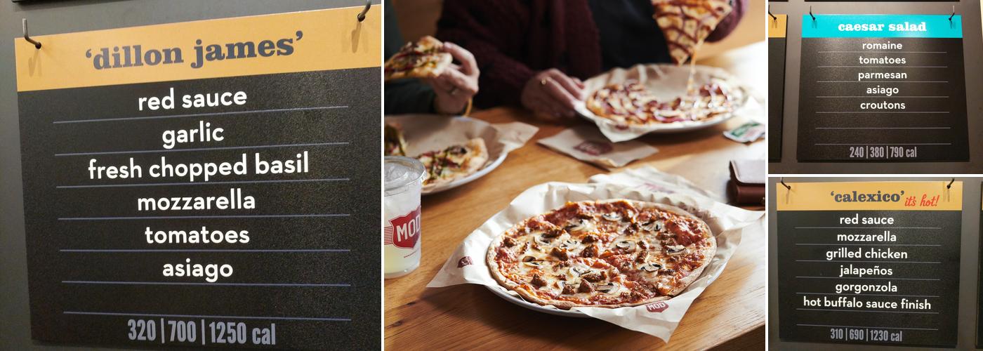 MOD Pizza Menu