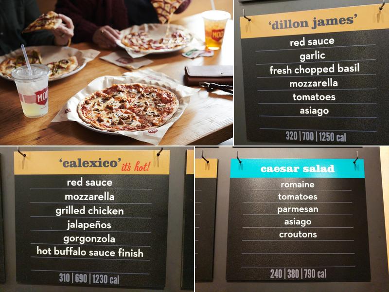MOD Pizza Menu