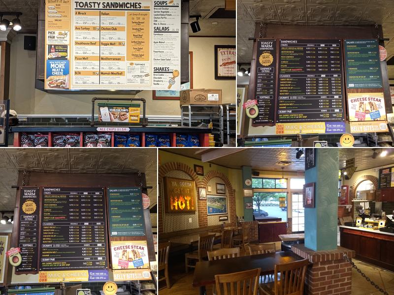 Potbelly Sandwich Shop Menu