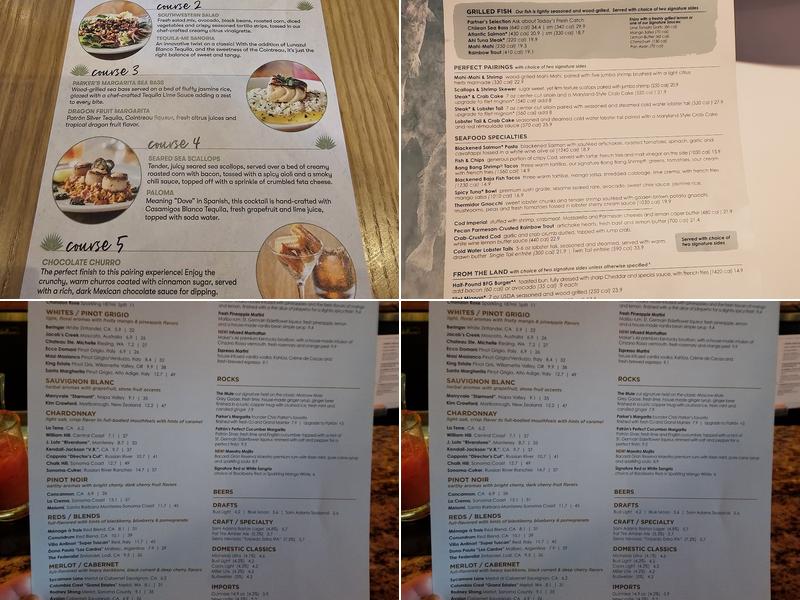 Bonefish Grill Menu
