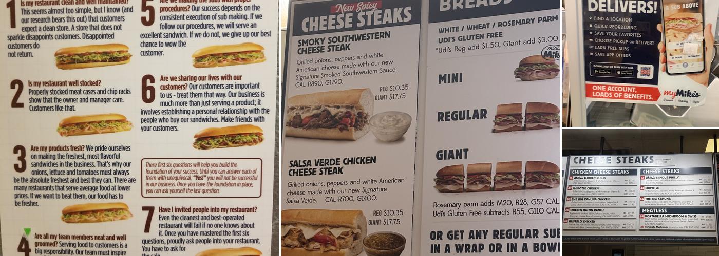 Jersey Mike's Subs Menu