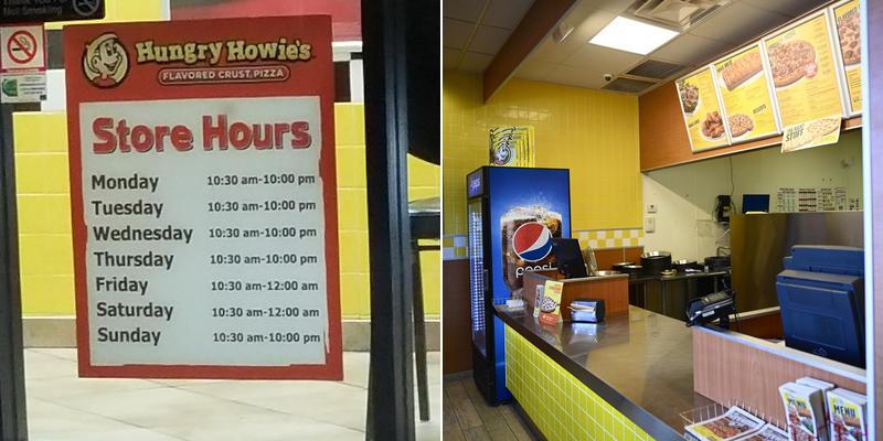 Hungry Howie's Pizza Menu