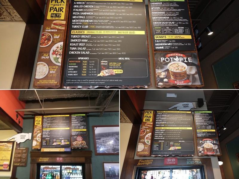Potbelly Menu