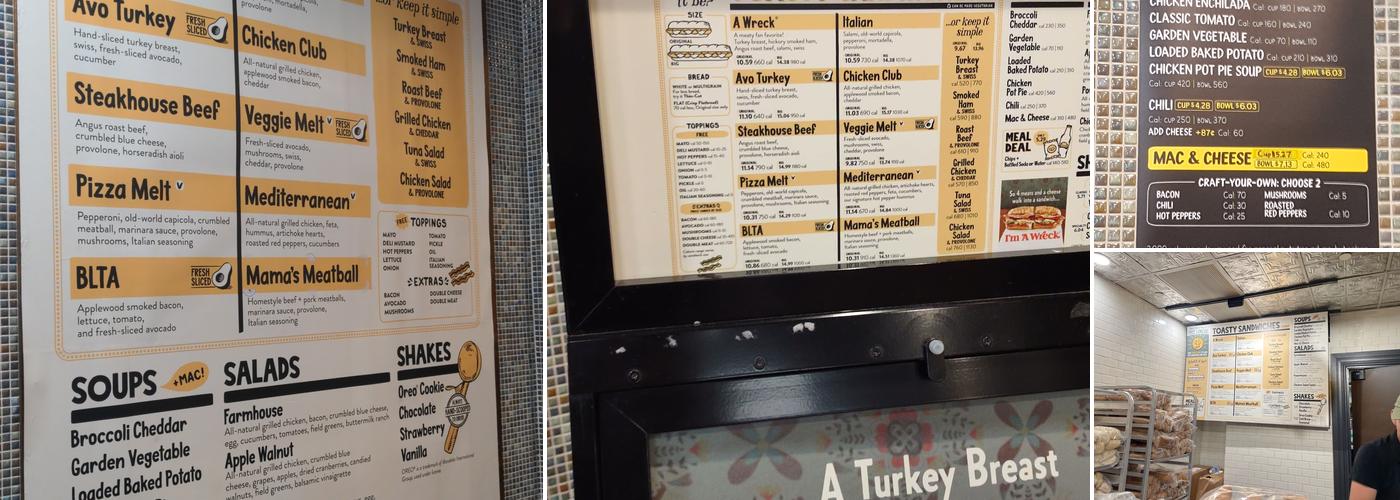 Potbelly Menu