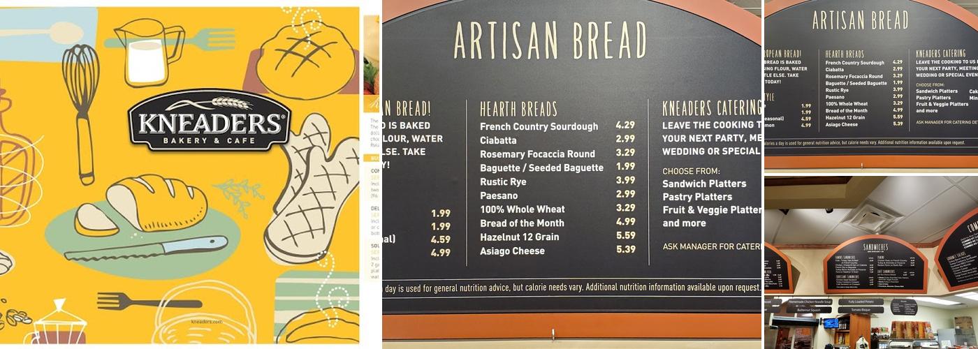 Kneaders Bakery & Cafe Menu