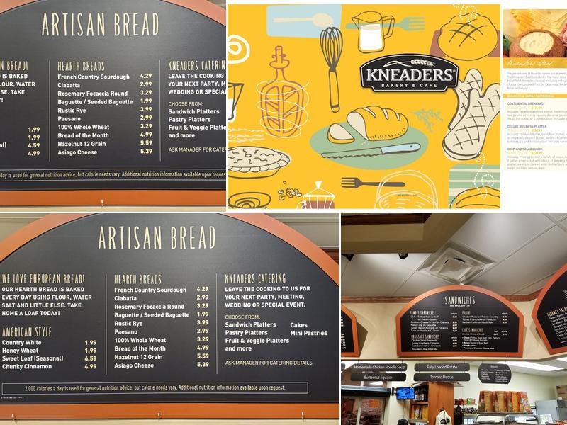 Kneaders Bakery & Cafe Menu