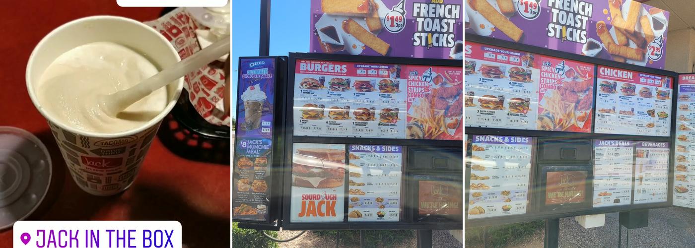 Jack In The Box Menu
