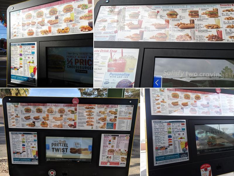 Sonic Drive-In Menu