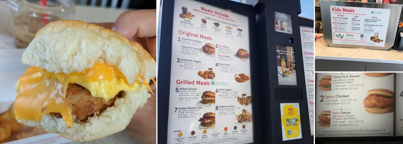 Chick-fil-A Menu