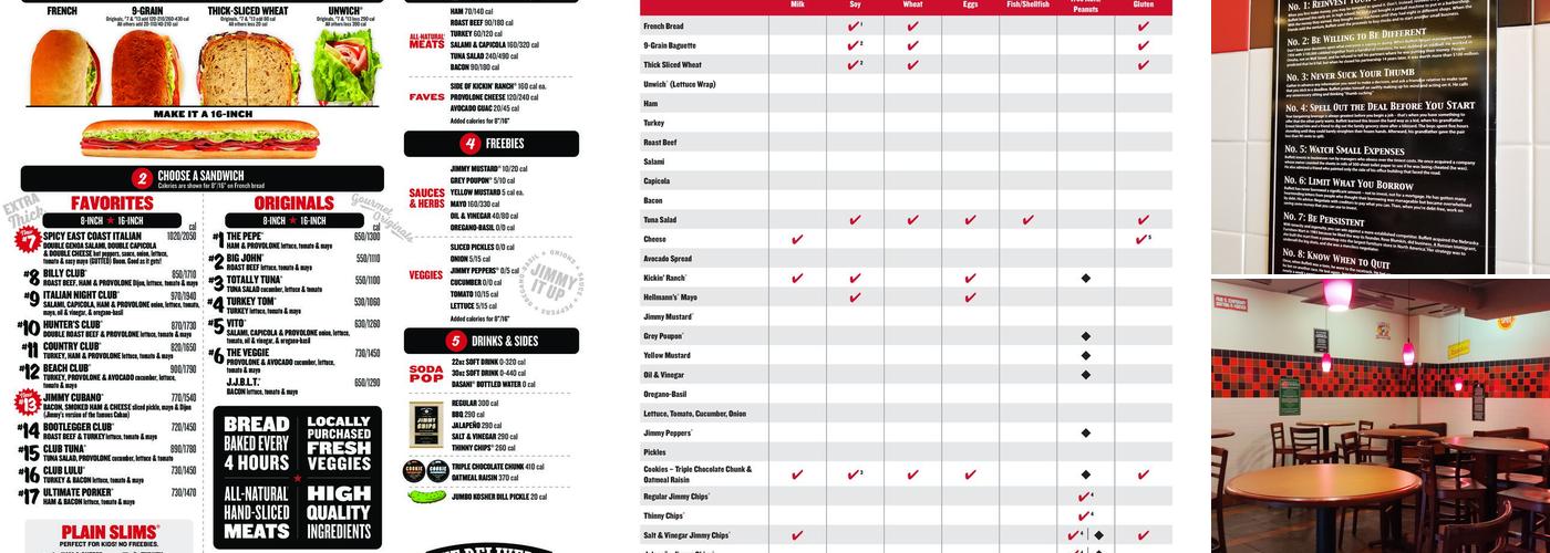 Jimmy John's Menu