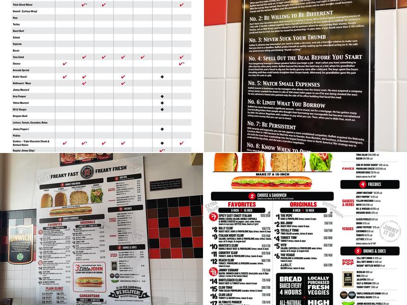 Jimmy John's Menu