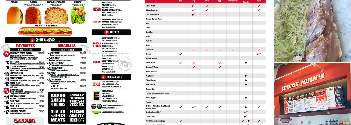 Jimmy John's Menu