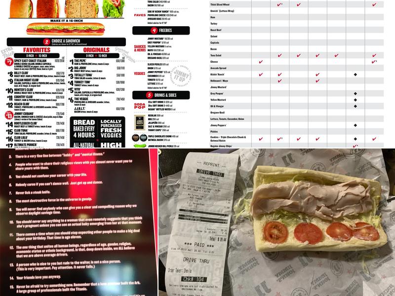 Jimmy John's Menu