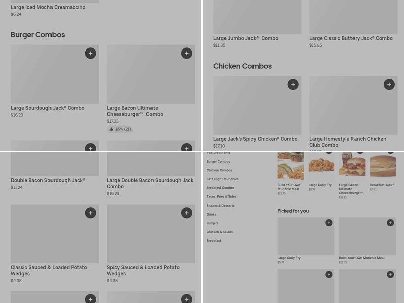 Jack in the Box Menu