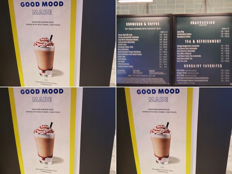 Starbucks Coffee Company Menu