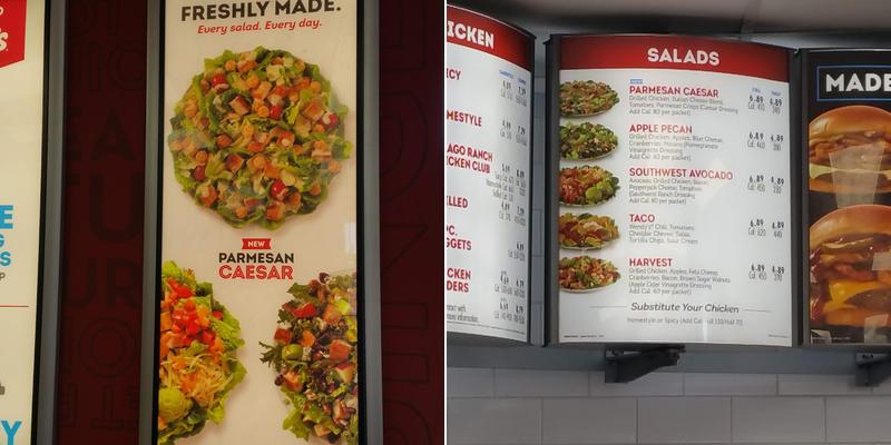 Wendy's Menu