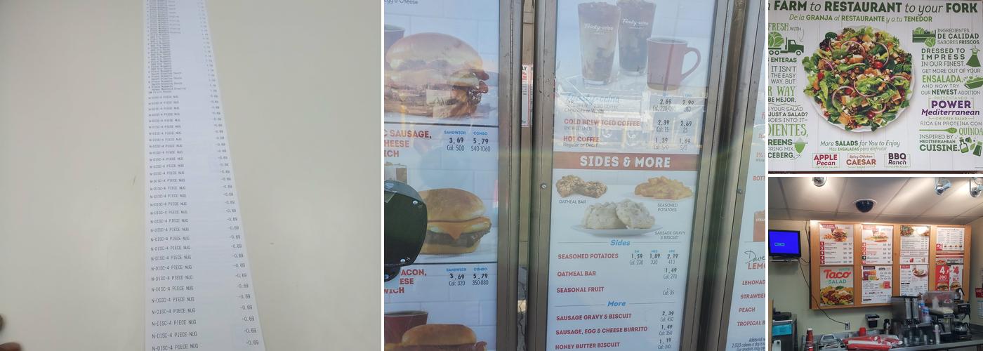 Wendy's Menu