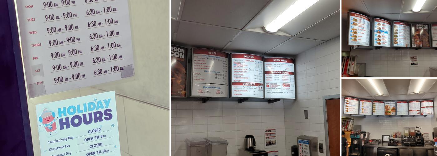 Wendy's Menu