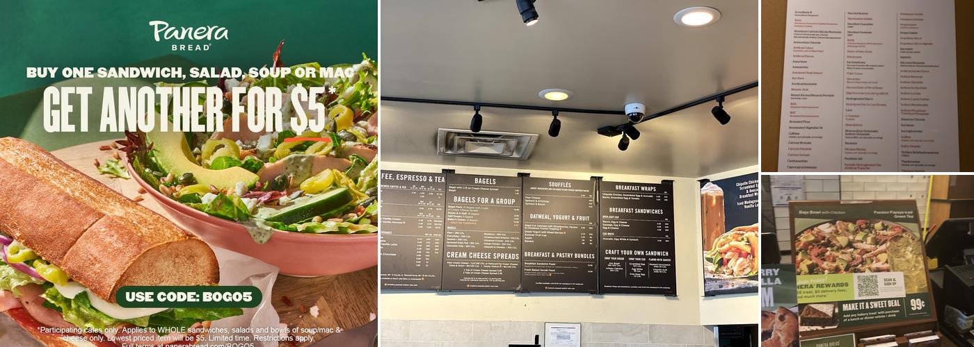 Panera Bread Menu