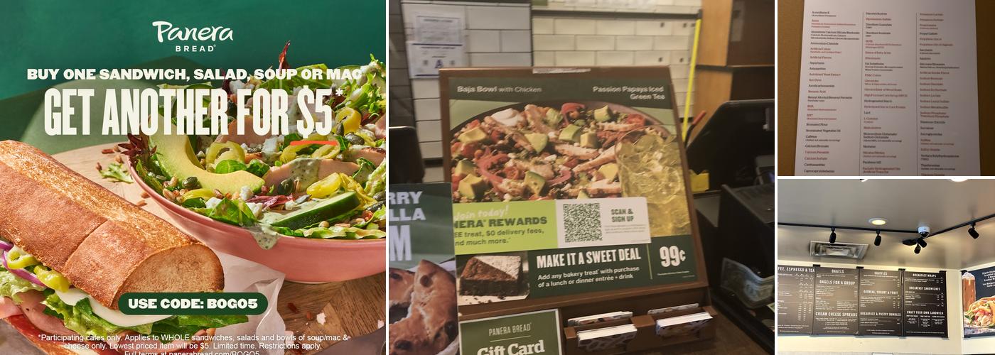 Panera Bread Menu