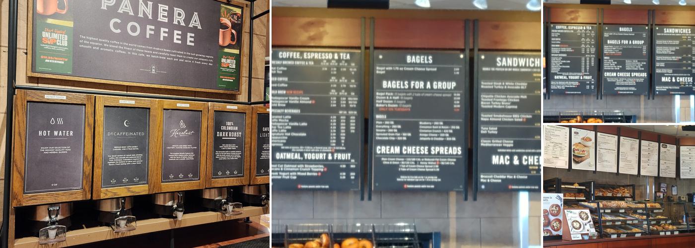 Panera Bread Menu
