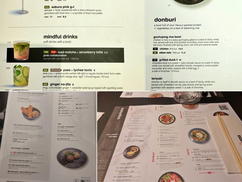 wagamama chichester Menu