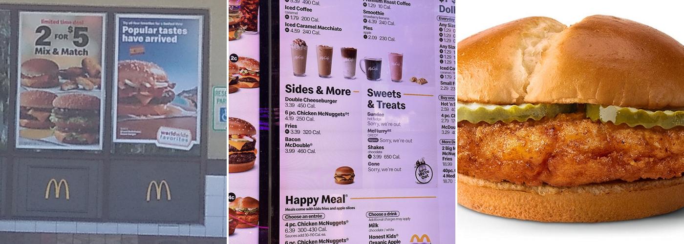 McDonald's Menu