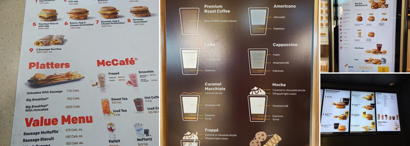 McDonald's Menu
