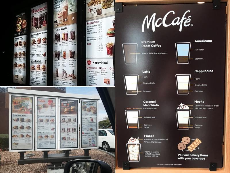 McDonald's Menu