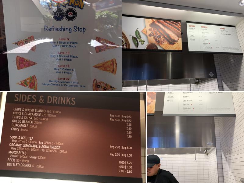 Chipotle Mexican Grill Menu