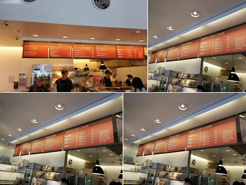 Chipotle Mexican Grill Menu