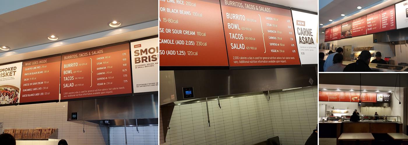 Chipotle Mexican Grill Menu