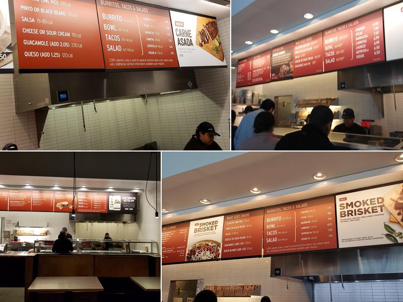Chipotle Mexican Grill Menu