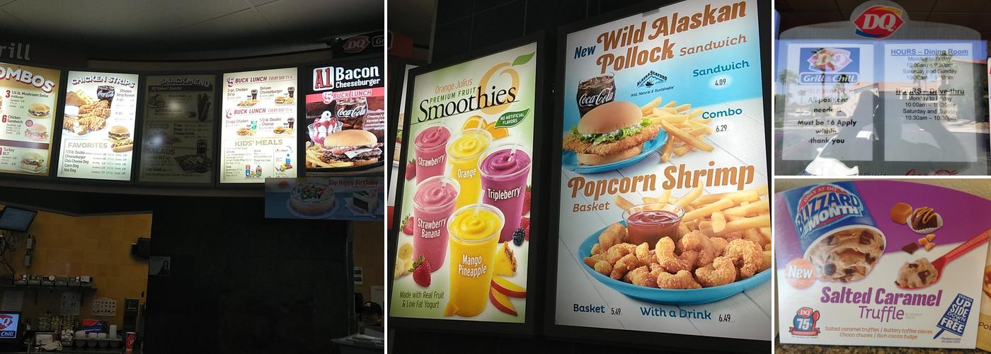 Dairy Queen Grill & Chill Menu