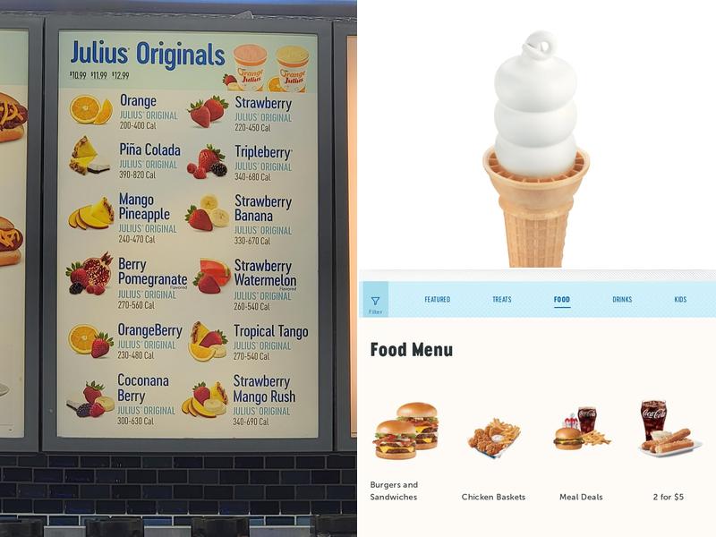 Dairy Queen (Treat) Menu