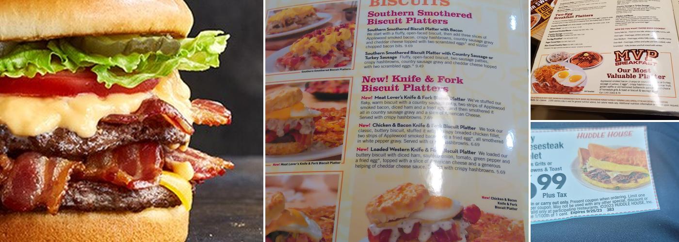 Huddle House Menu