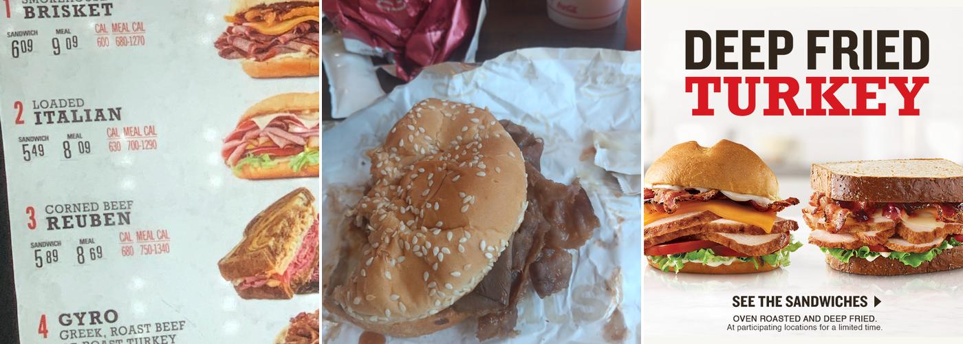 Arby's Menu