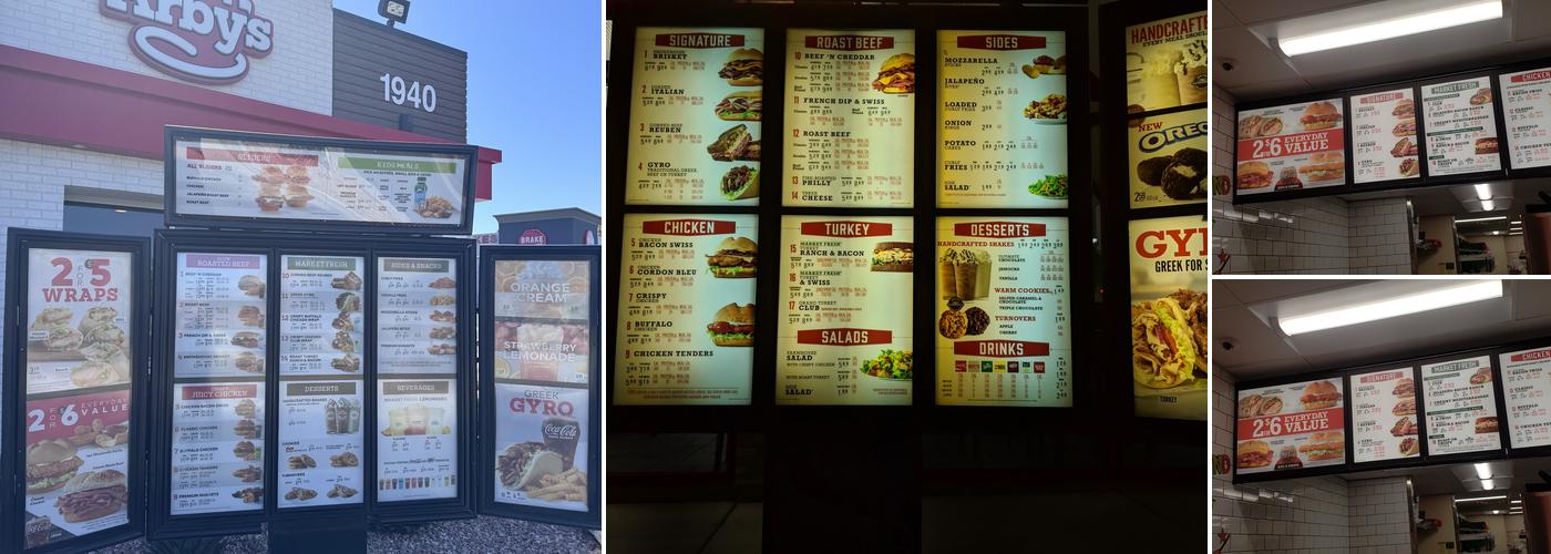 Arby's Menu