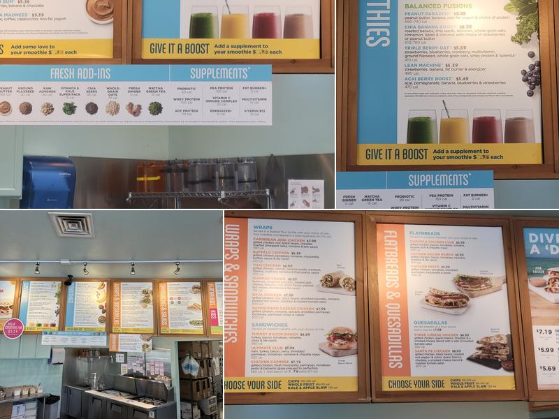 Tropical Smoothie Cafe Menu