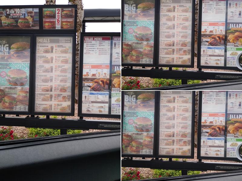 Burger King Menu