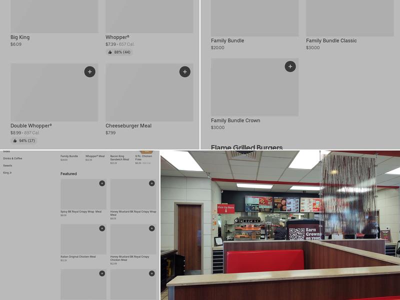 Burger King Menu