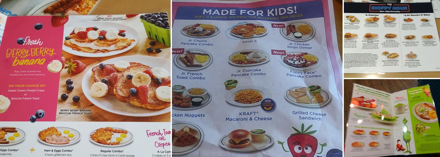 IHOP Menu