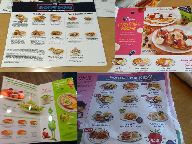 IHOP Menu