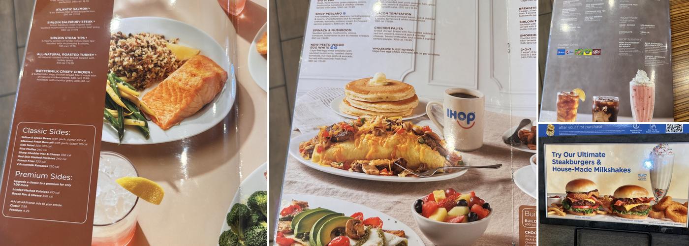 IHOP Menu