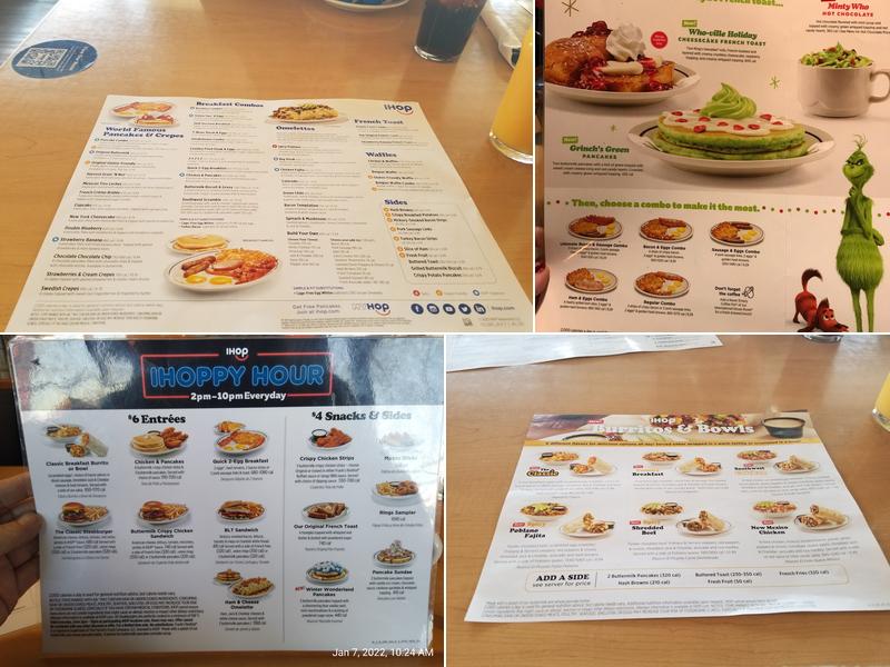 IHOP Menu