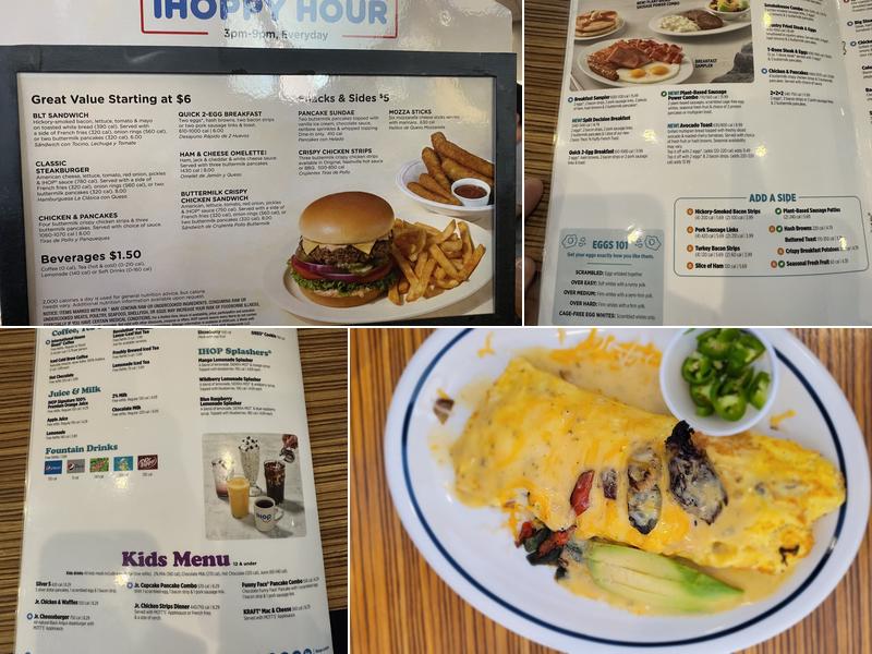 IHOP Menu